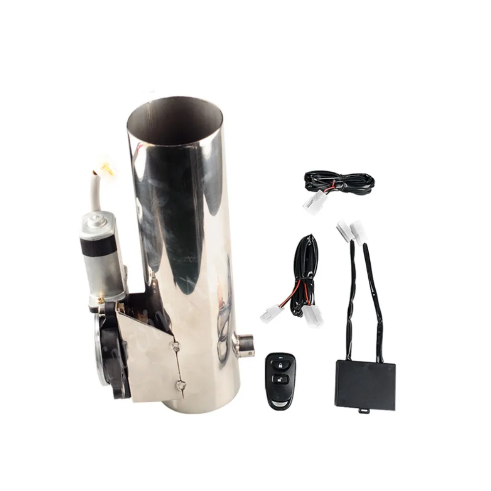 Universal  3 Inch Straight Electric Exhaust Muffler Valve Cutout System Wireless Remote Exhaust Cutout STR