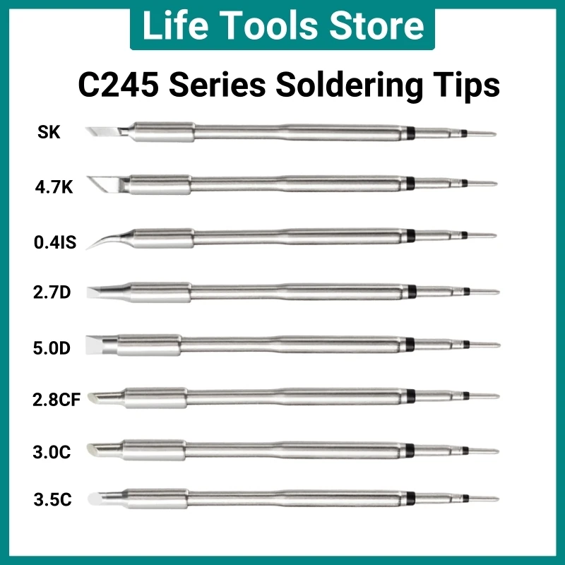 C245-784/939/069/912/029/729/SK/056 Solder Tips for T245 Handle Compatible for JBC SUGON T21 AIFEN a2/a5/a9/a9pro/a10/a220/a902