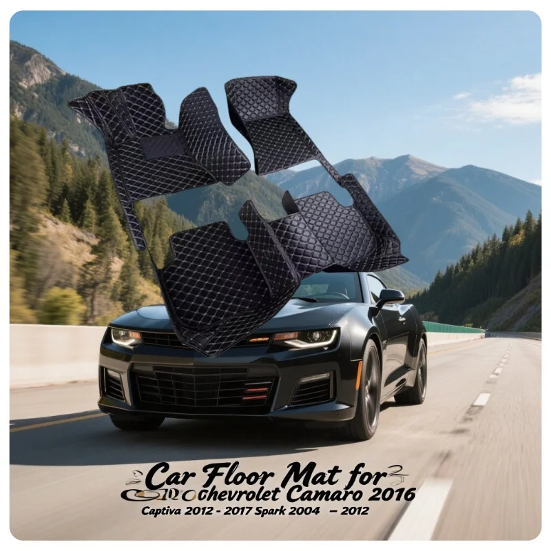 3D-arabische Bodenmatte mit vollständiger Abdeckung für Chevrolet Camaro 2016–2022, Captiva 2012–2017, Spark 2004–2012, Autozubehör, Teppich