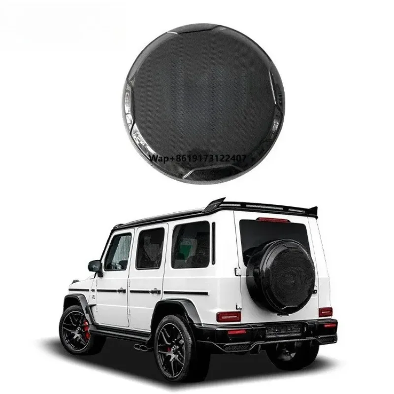 

W464 Carbon Fiber Spare Wheel Tire Cover for G-class W464 W463A G500 G550 G350d G63 G65 TC Style Wheel Tire Covers