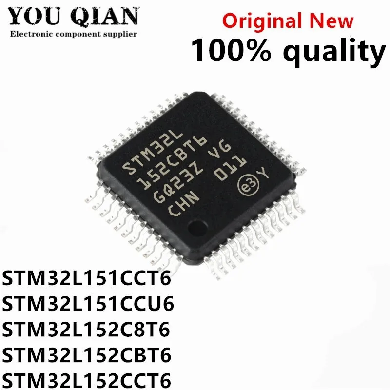 (1piece)100% New STM32L151CCT6 STM32L151CCU6 STM32L152C8T6 STM32L152CBT6 STM32L152CCT6 QFP-48 Chipset