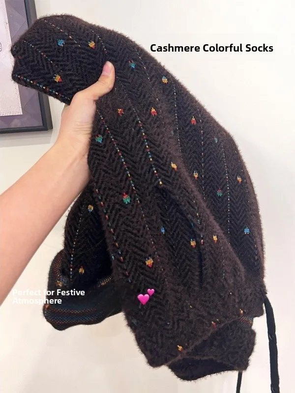 

Оригинальная рекомендация! Женские зимние теплые флисовые спортивные брюки с высокой талией, вышивкой и кашемировой подкладкой, удобные на все сезоны