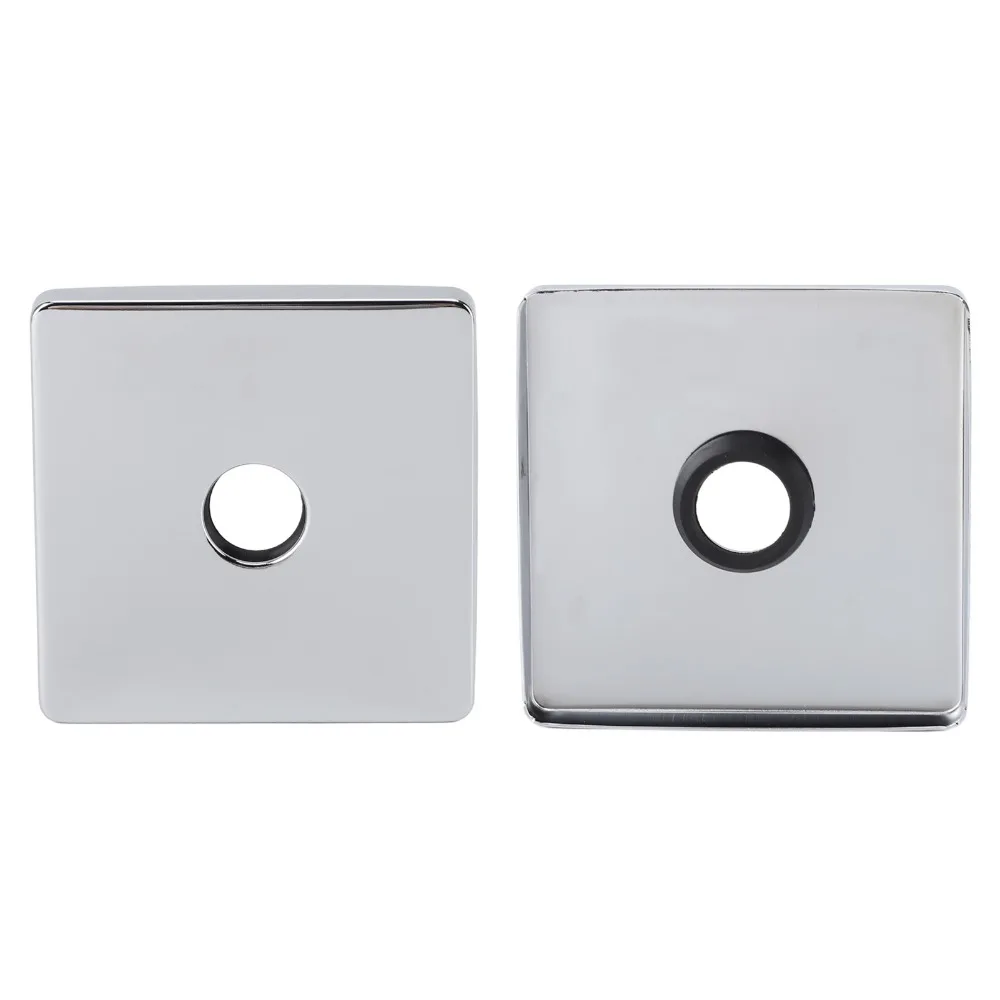 Square Shower Arm Cover Plate Extra Large Stainless Steel Shower Arm Flange 3.5 Inch Electroplating Finish