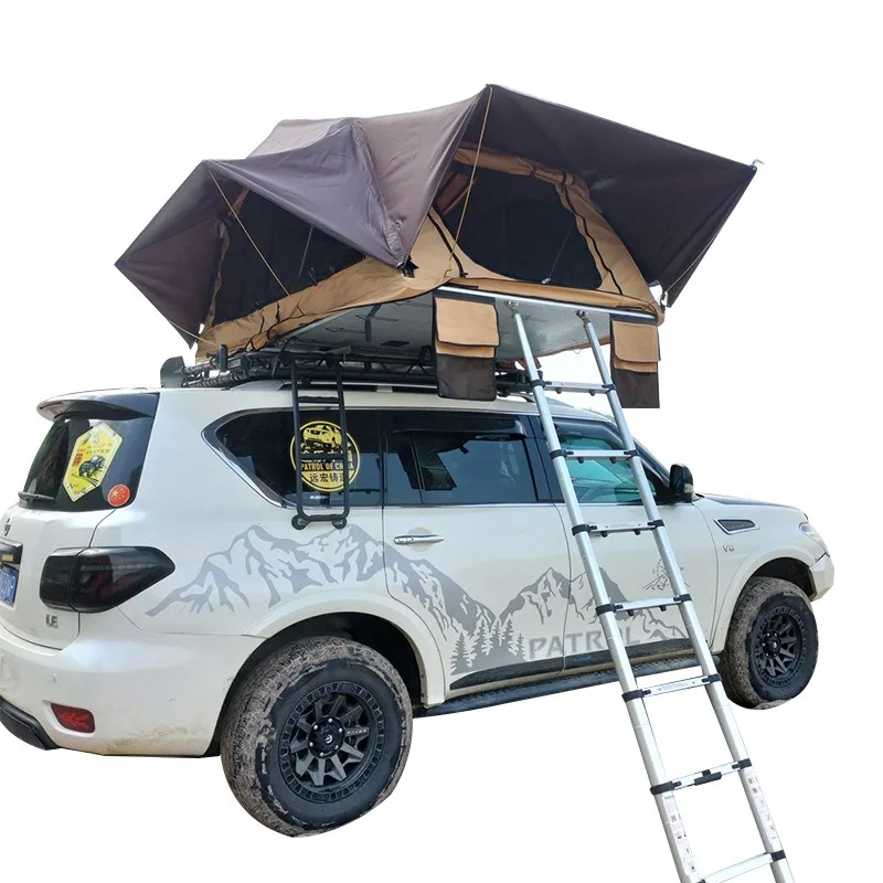 

Folding outdoor adventure camping tent truck roof tent car roof car roof camping