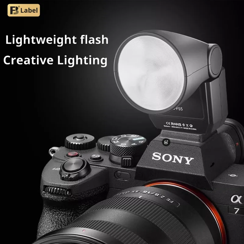 FB-F55 كاميرا صغيرة فلاش مصباح مهنة لسوني/نيكون/كانون/فوجي فيلم رقمي Dslr كاميرات العالمي الحذاء الساخن