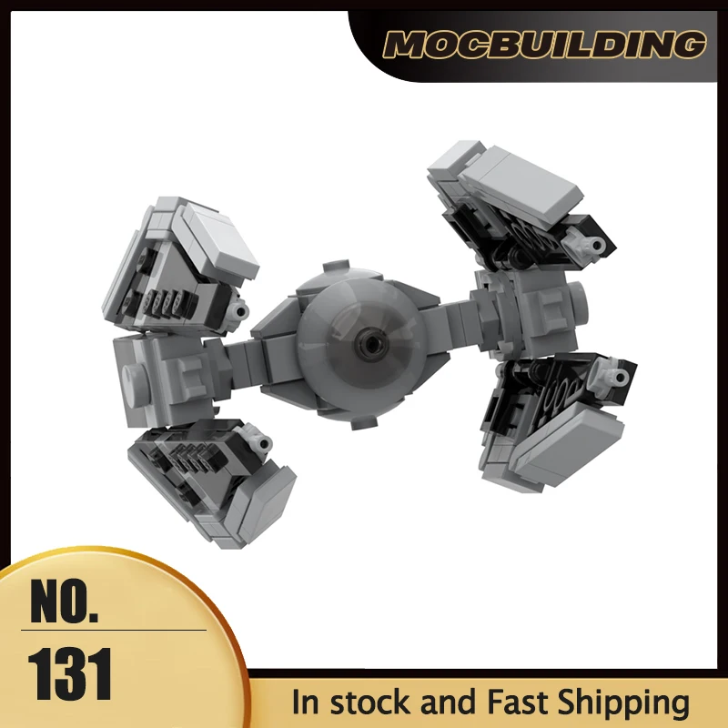 

MOC Building Blocks Space Movie Series Model Midi-scale Tie-Interceptor Creative Toy DIY Assembly Bricks Collection Display Gift