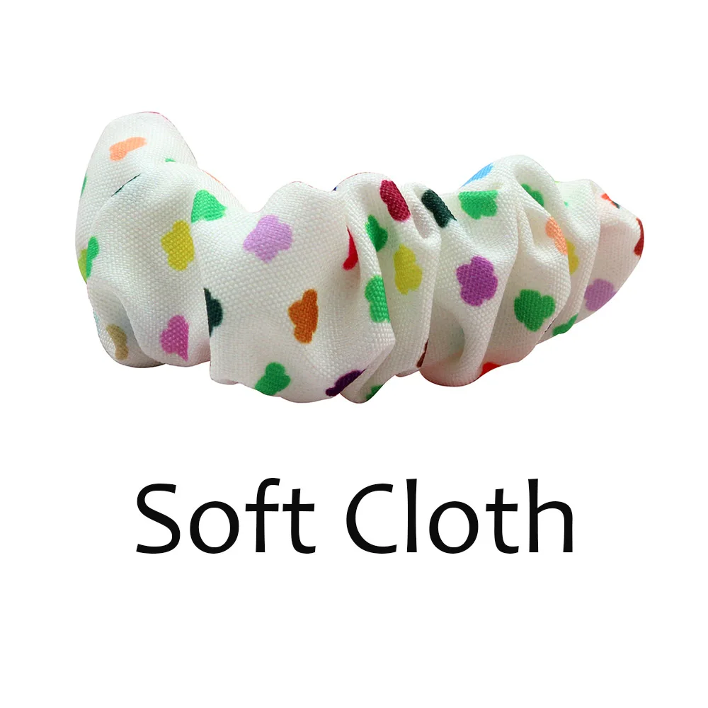 Bracelet for Huawei Band 10/ 9 / 8 Strap Scrunchies Cloth Soft Pattern Printed Fabric Wristband Bracelet Women Elastic Watchband