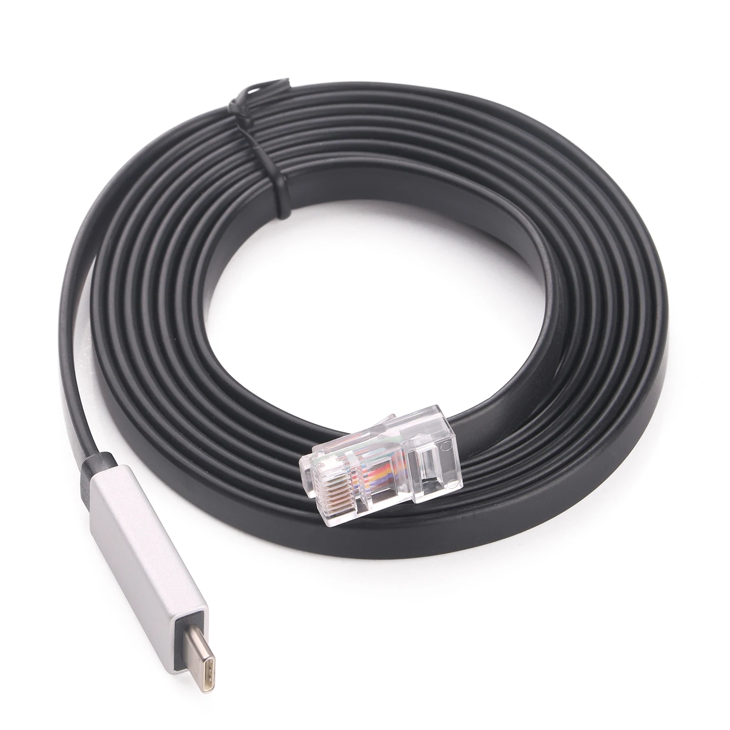 TypeC Console Cable for Cisco ,USB Type C  to RJ45 8P8C RS232 Serial Console Cable for Routers Switches and Firewall 1.8M