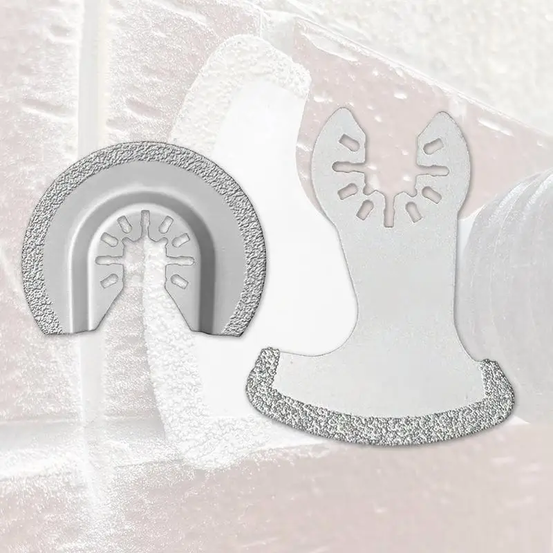 

Sickle Semi-Circular Oscillating Saw Blades, Multi Tool Cutting Discs For Tile Ceramic Sanding Power Tool Parts