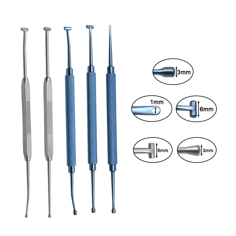 

GREATLH Scleral Depressor Schepens Sclral Titanium Alloy Stainless Ophthalmic Eye Surgical Tool