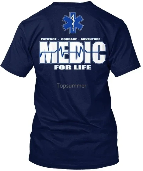 Medic For Life Ems Emt Paramedic - Patience Courage Adventure Tagless Tee T-Shirt Women