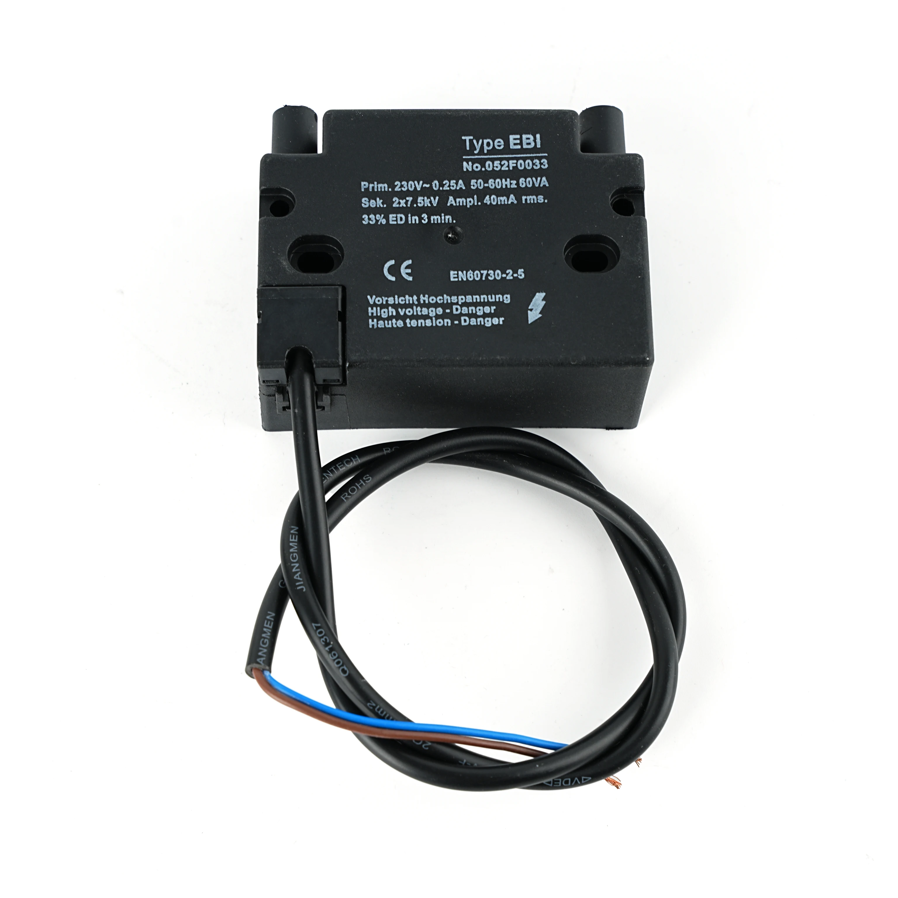 Voltage Pulse Ignition Transformer 220V High Voltage Fuel Burner Diesel Methanol Waste Oil Igniter TYPE EBI Electronic Transform