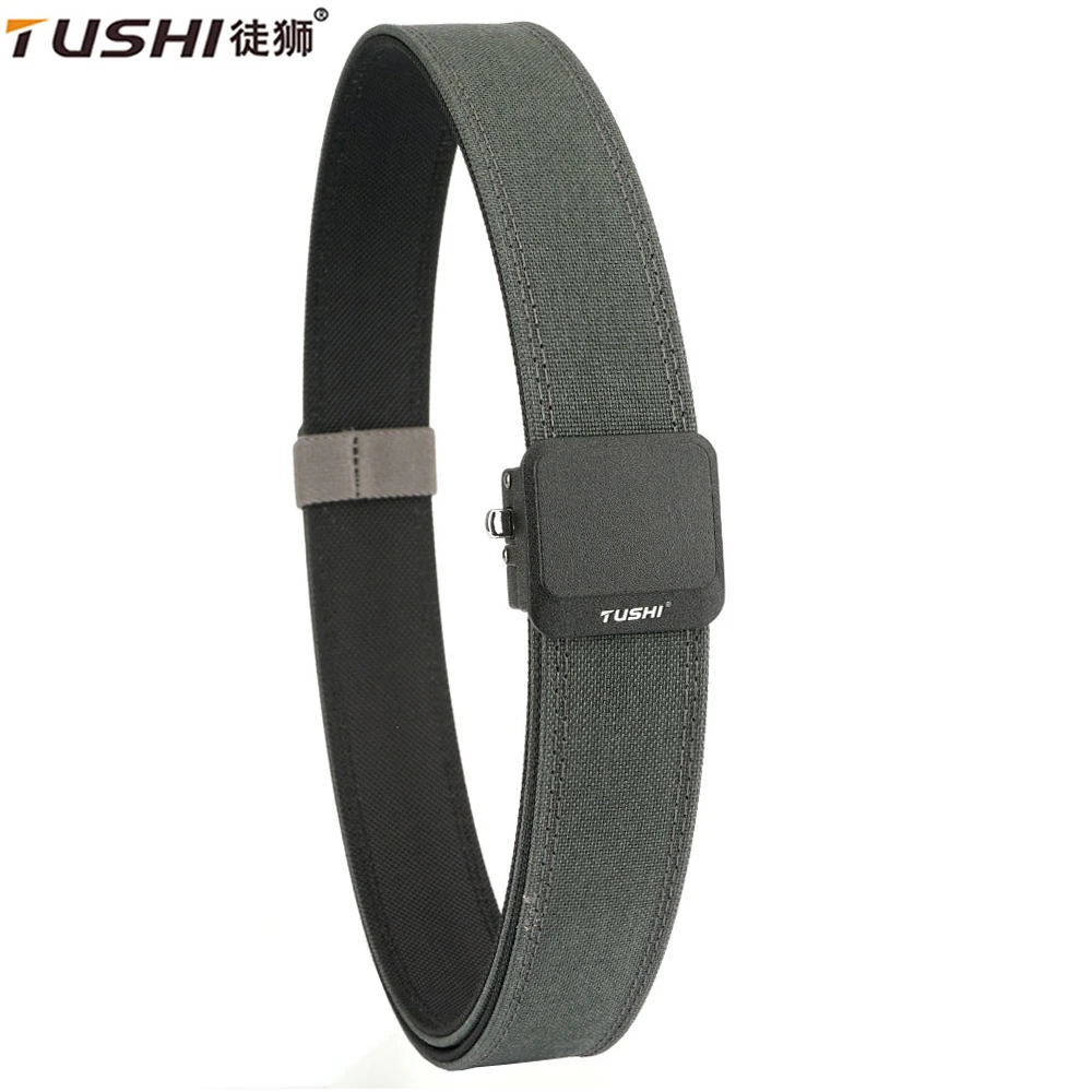 

TUSHI Hard Tactical Waist Belt Durable Automatic Buckle Belt Perfect for Outdoor Adventures Unisex Accessories for Men and Women