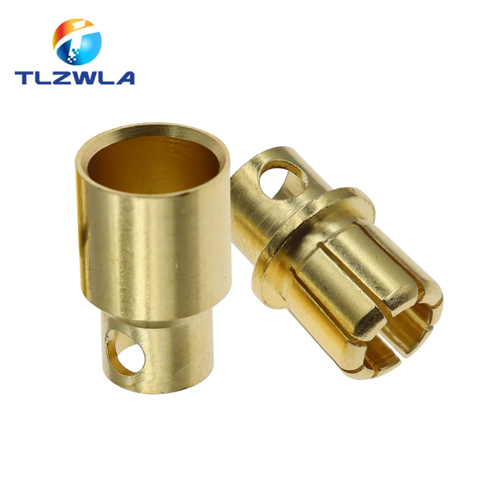 2mm 3mm 3.5mm 4mm 5mm 5.5mm 6mm 8mm RC Battery Gold-plated Bullet Banana Plug High Quality Male Female Bullet Banana Connector