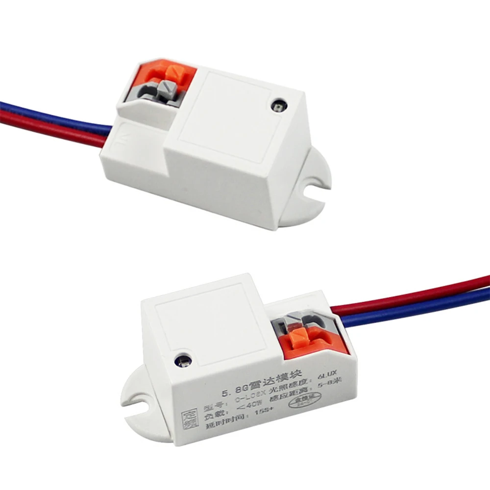 Mini 5.8G Radar Induction Module Light Fixture 220V Photocell Controlled Microwave Radar Sensor for Home Automation