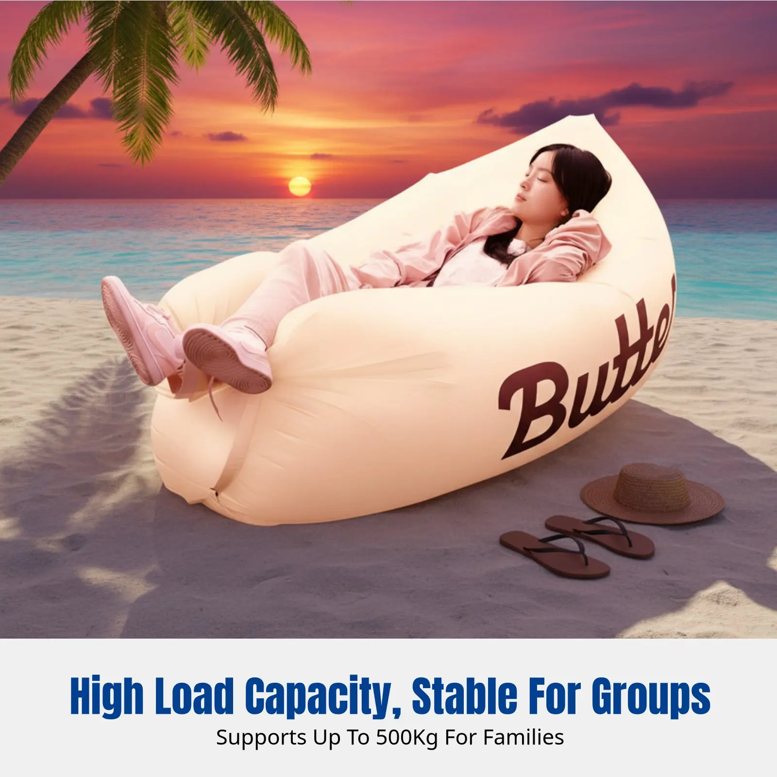 インフレータブルソファ、屋外用エアラウンジャー、折りたたみ式リクライニングチェア、イベント用ポータブル寝具、屋外ダイニング、子供用