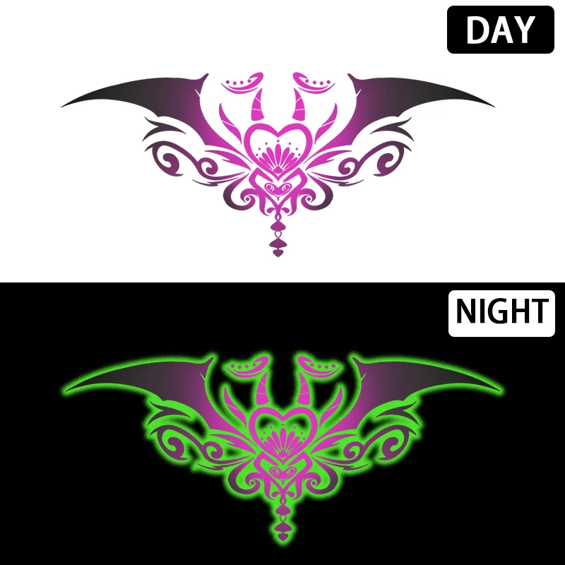

Dark purple sexy chest, abdomen, and leg temporary stickers waterproof, sweat proof, and enchanting tattoo stickers