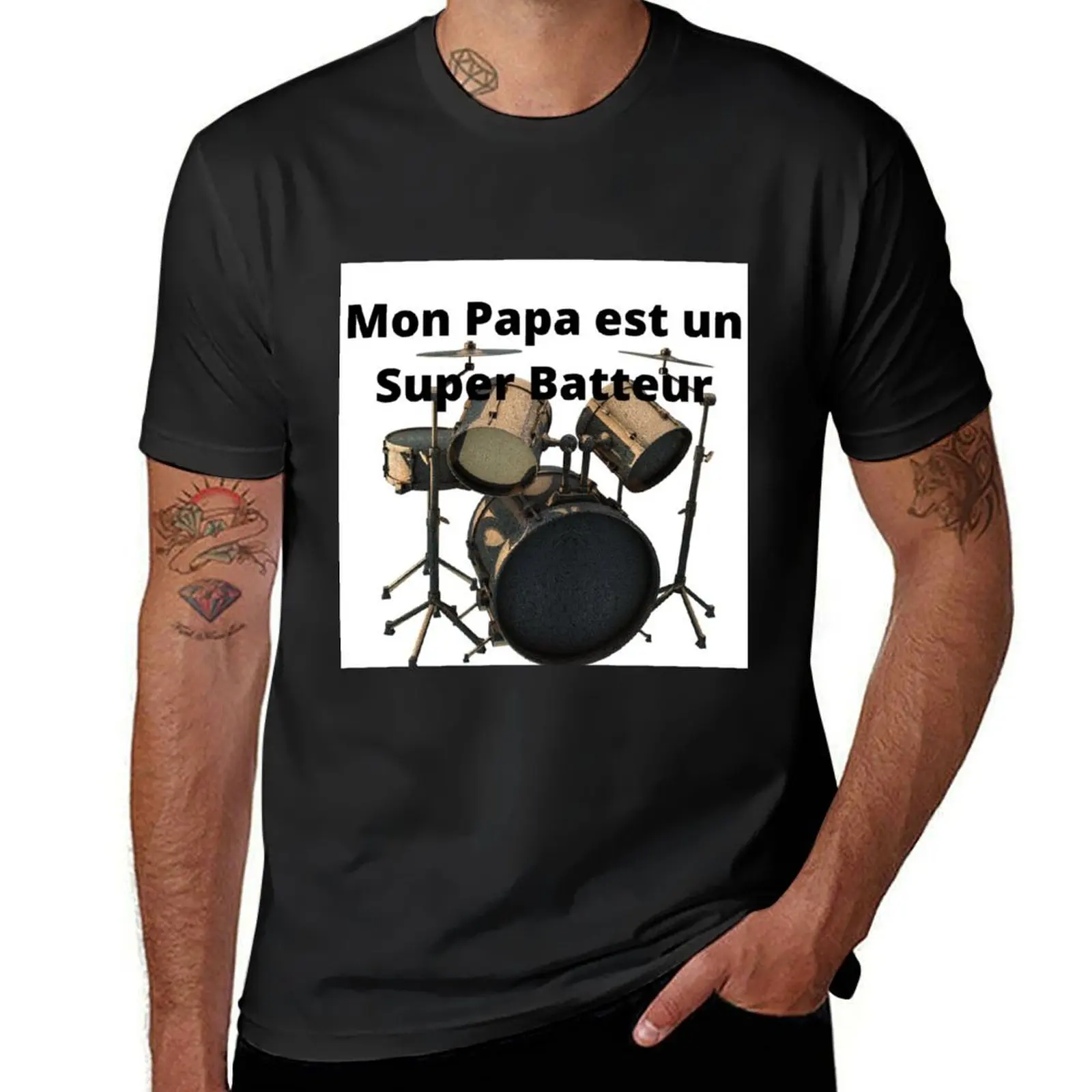 

My daddy is a great drummer T-Shirt plus sizes summer tops plus size tops boys whites mens t shirts