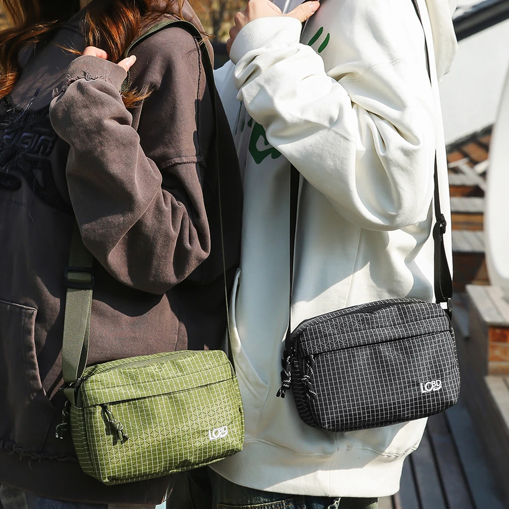 

Outdoor Sports Two-Layer Small Square Bag, Men's and Women's Shoulder Bag, Versatile and Lightweight Travel Phone Bag