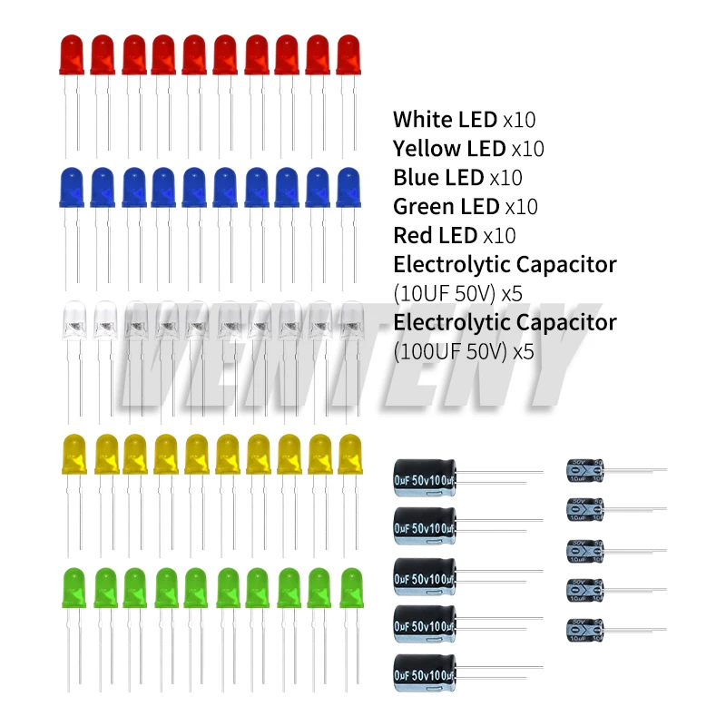 211 قطعة مكونات الالكترونيات الجديدة الأساسية كاتب كيت لاردوينو UNO MEGA2560 التوت بي مع LED الطنان مكثف المقاوم