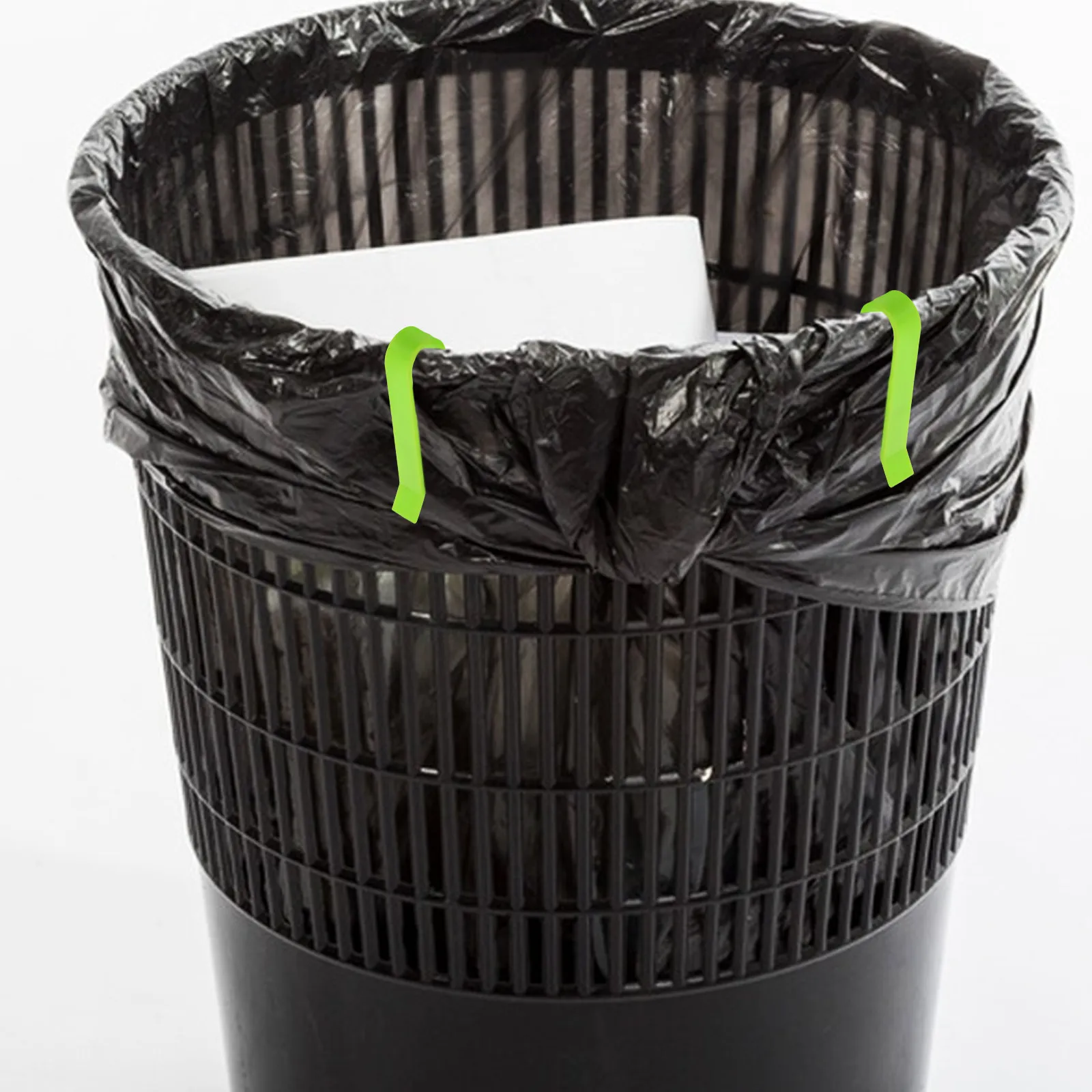 

10Pcs Trash Bag Clip Clamp Heavy Duty Plastic Garbage Bin Clips for Home Office Hotel Easy Fixation No Scratch Smooth Edge