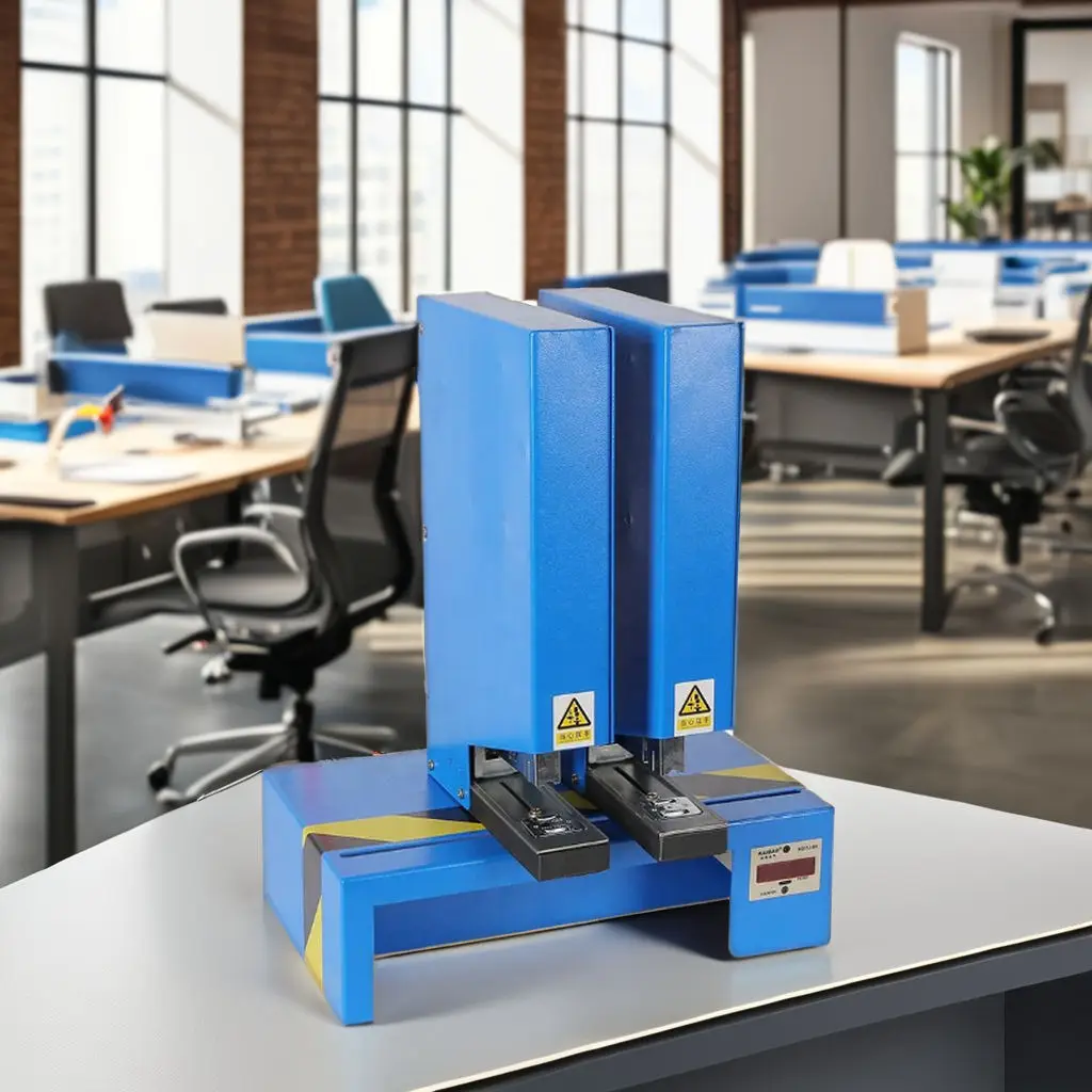 Single Head Heavy Duty 20mm Thickness Pneumatic Paper Stapling Machine