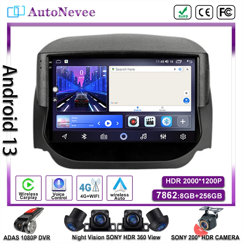 

Android 14 For Ford EcoSport Eco Sport 2014 2015 2016 2017 2018 Screen Stereo Car Radio Multimedia Player Navigation GPS 5G Wifi