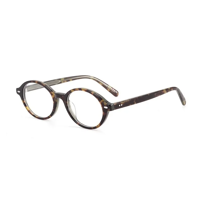 

Your replacement version of nerd glasses, raised nose pads, oval tortoiseshell small round frame, tortoiseshell plate, high