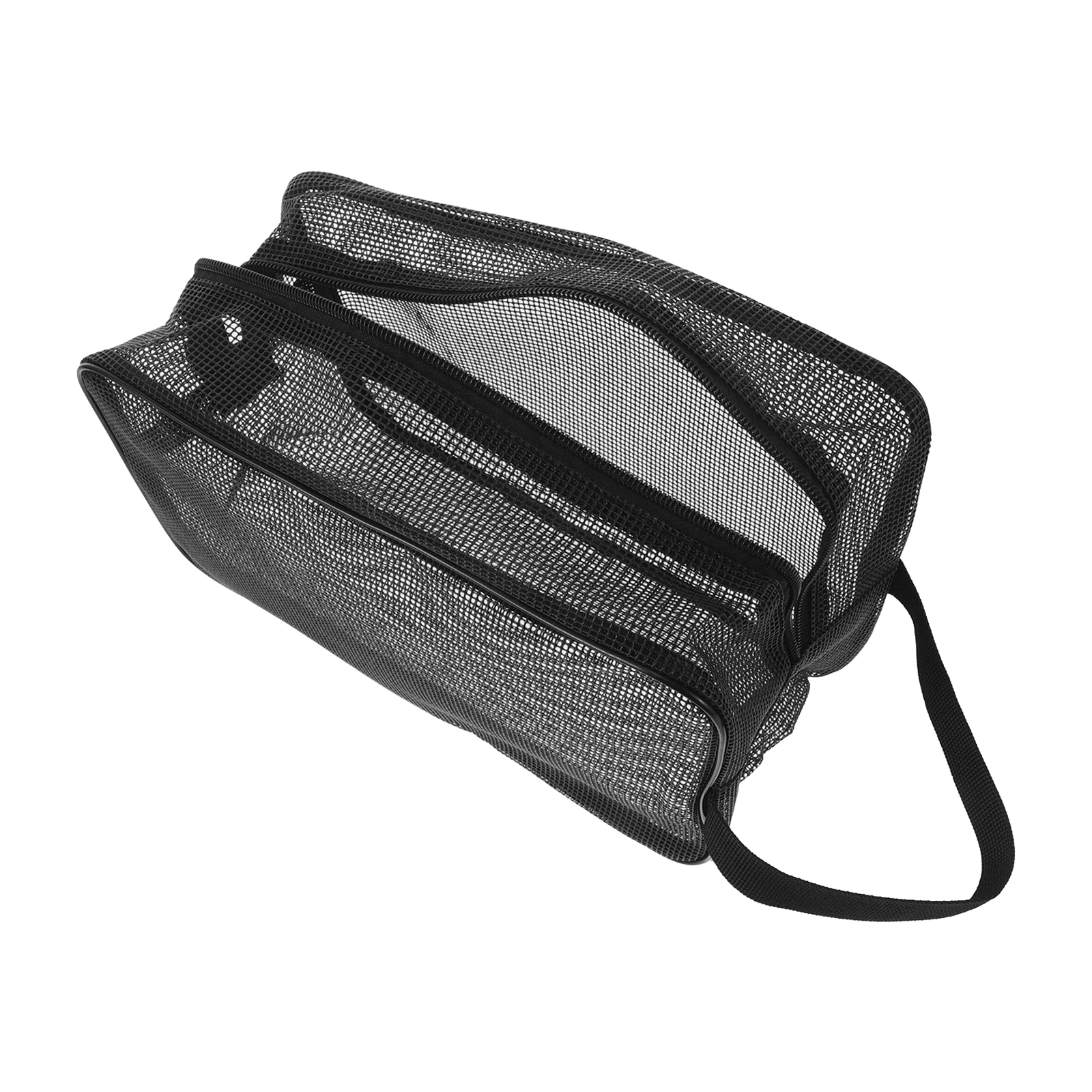 Large Capacity Toiletry Shower Storage Travel Gym Organizer Durable Breathable Portable Handle Zipper Man Woman Waterproof Clear