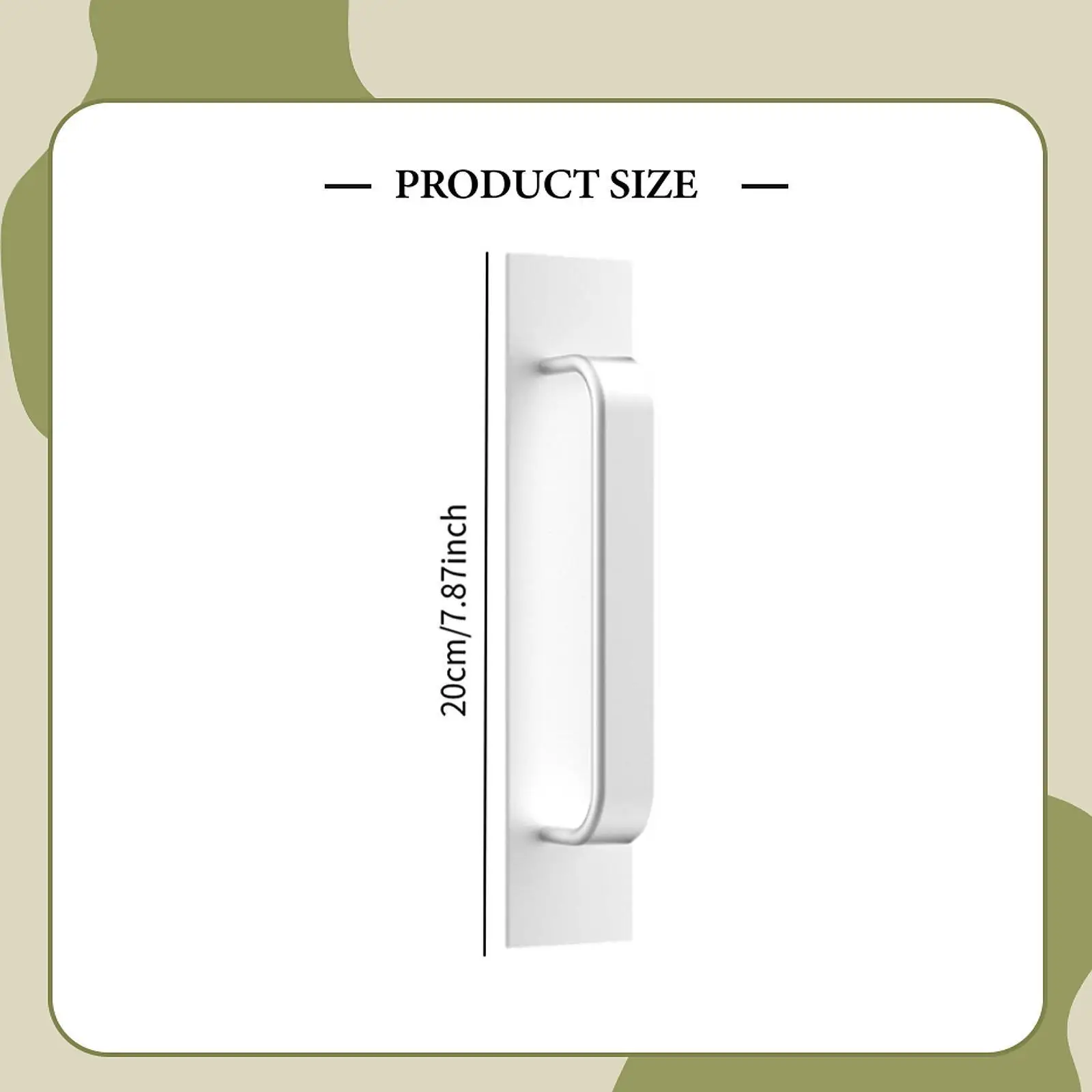 Self Stick Instant Cabinet Drawer Handles Pulls Aluminum Alloy Adhesion Handle Pull Black Door Handle for Bathroom Glass Doors