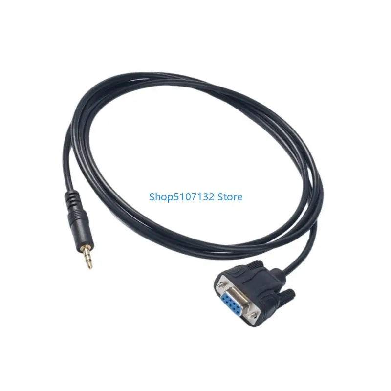 87HD RS232 to 3.5mm Male Plug Adapter Cable DB9 9Pin Female 3.5mm/1/8inch Connectors for Stereo and Communication Equipment