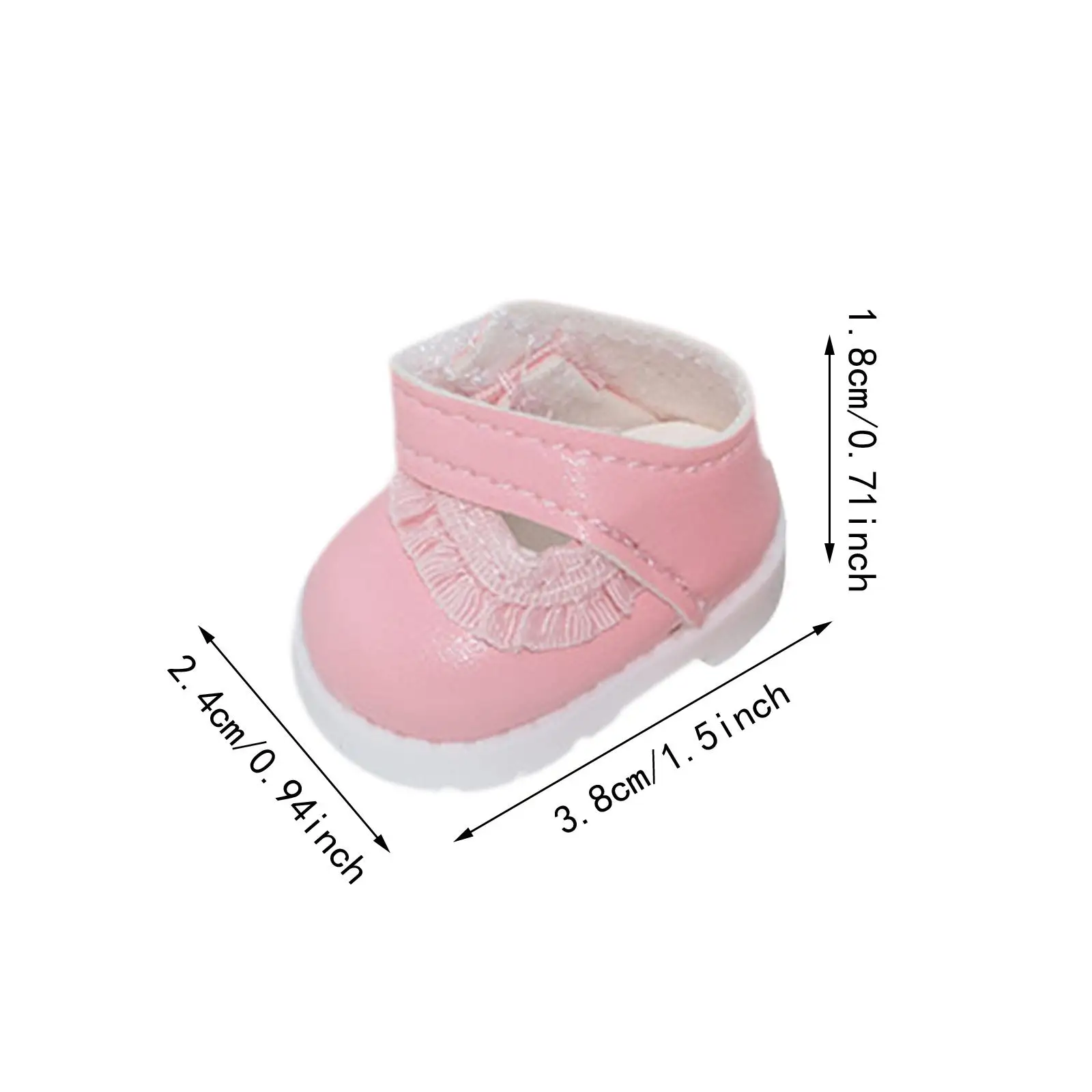 17 cm miniatuur pop schoenen, pop accessoires, handgemaakt, comfortabele meisje pop outfits DIY pop speelgoed voor kleine meisjes cadeau kinderen speelgoed