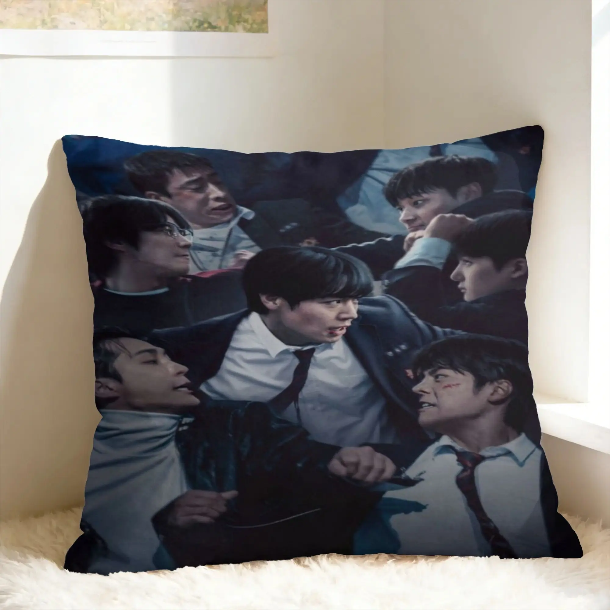 Hot Kdrama Weak Hero Class Pillow Cover  Funny Pillow Case For Living Room Chair Custom Pillowcases Birthday Gift