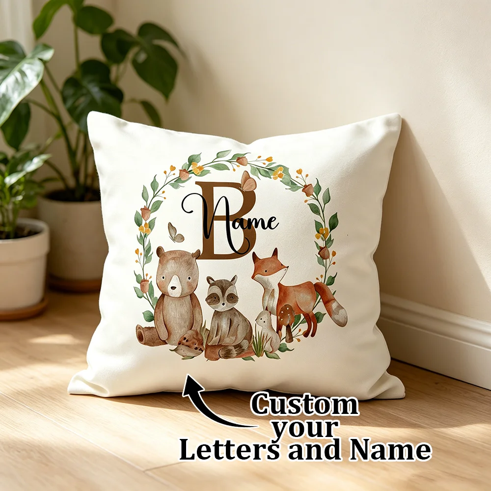 1PC Personalized Woodland Anim - Baby Nursery Name Letters review and price