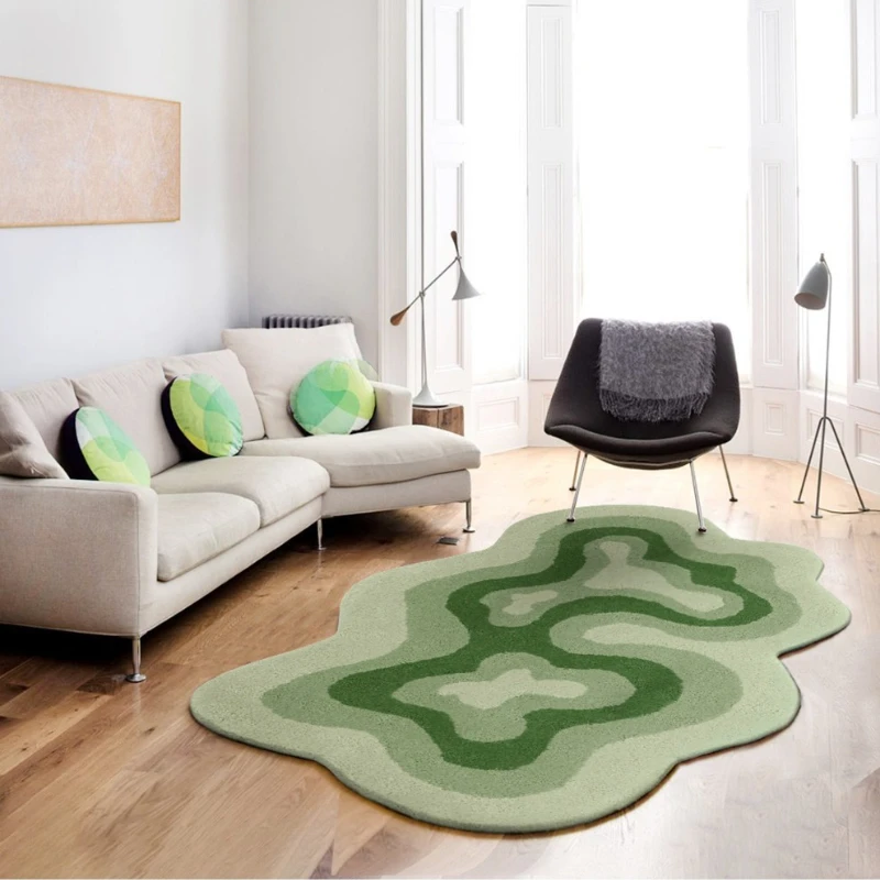 Irregular Art Special Carpets Living Room Floor Mat Home Decor Bedroom Rugs Soft Plush Carpet Lounge Anti-slip Fluffy Plush Mat