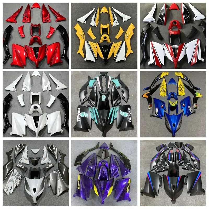 4 Gift New ABS Air Deflector Kit - Suitable for Yamaha Tmax530 models from 2012, 2013, and 2014. Vehicle accessory. Customizable