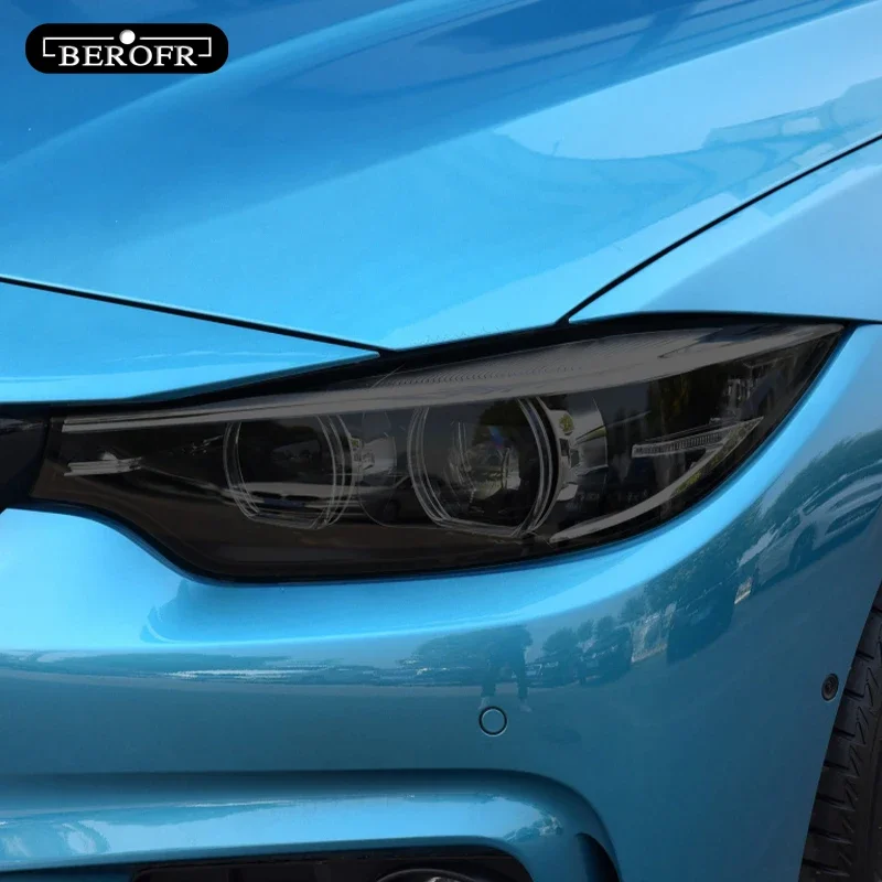 

2 шт. для BMW 4 серии F32 F33 F36, защитная пленка для фар автомобиля, черная защитная пленка, прозрачная виниловая пленка, наклейка из ТПУ, аксессуары