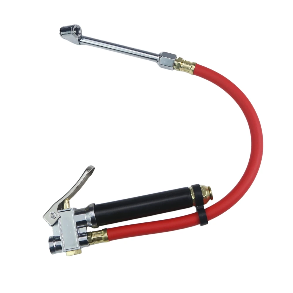 Handheld Auto Tire Pressure Gauge Inflator 10-120PSI Fast Air Filling Hose Tool For Car Truck Motorcycle Suv