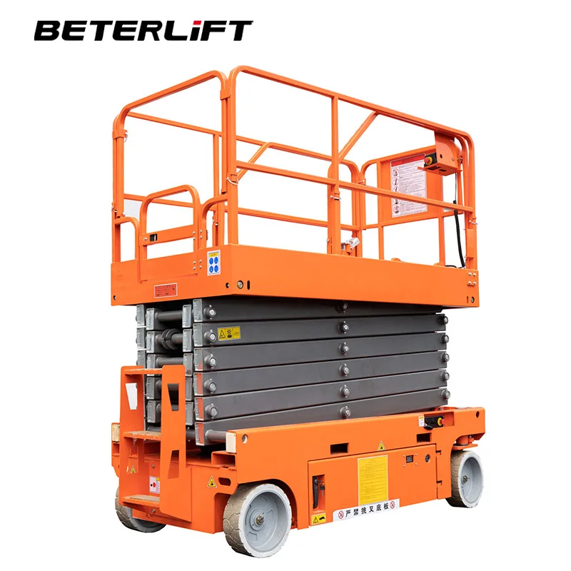 Battery Powered Scissor Lift Motor Lift Construction Lifter Scissor Lift for Sale