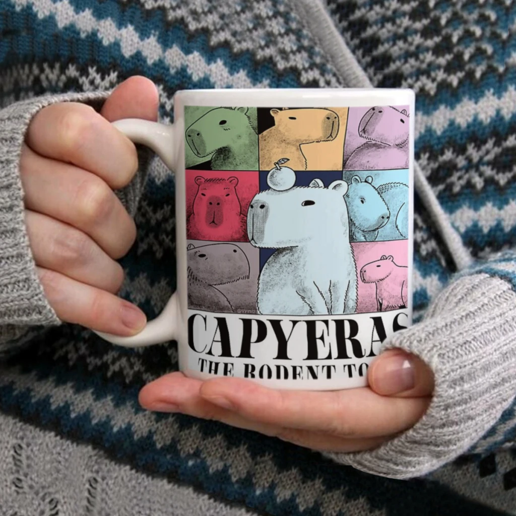 

CapyerasCoffee Mug Tea Cup 11oz Coffee Cup Funny Birthday Ceramic Mug Personalized Cup