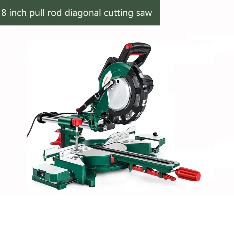 Cutting Saw Pull Rod Miter Saw High Precision Miter Saw Push-pull Household  Woodworking Pull Rod  Aluminum Machine