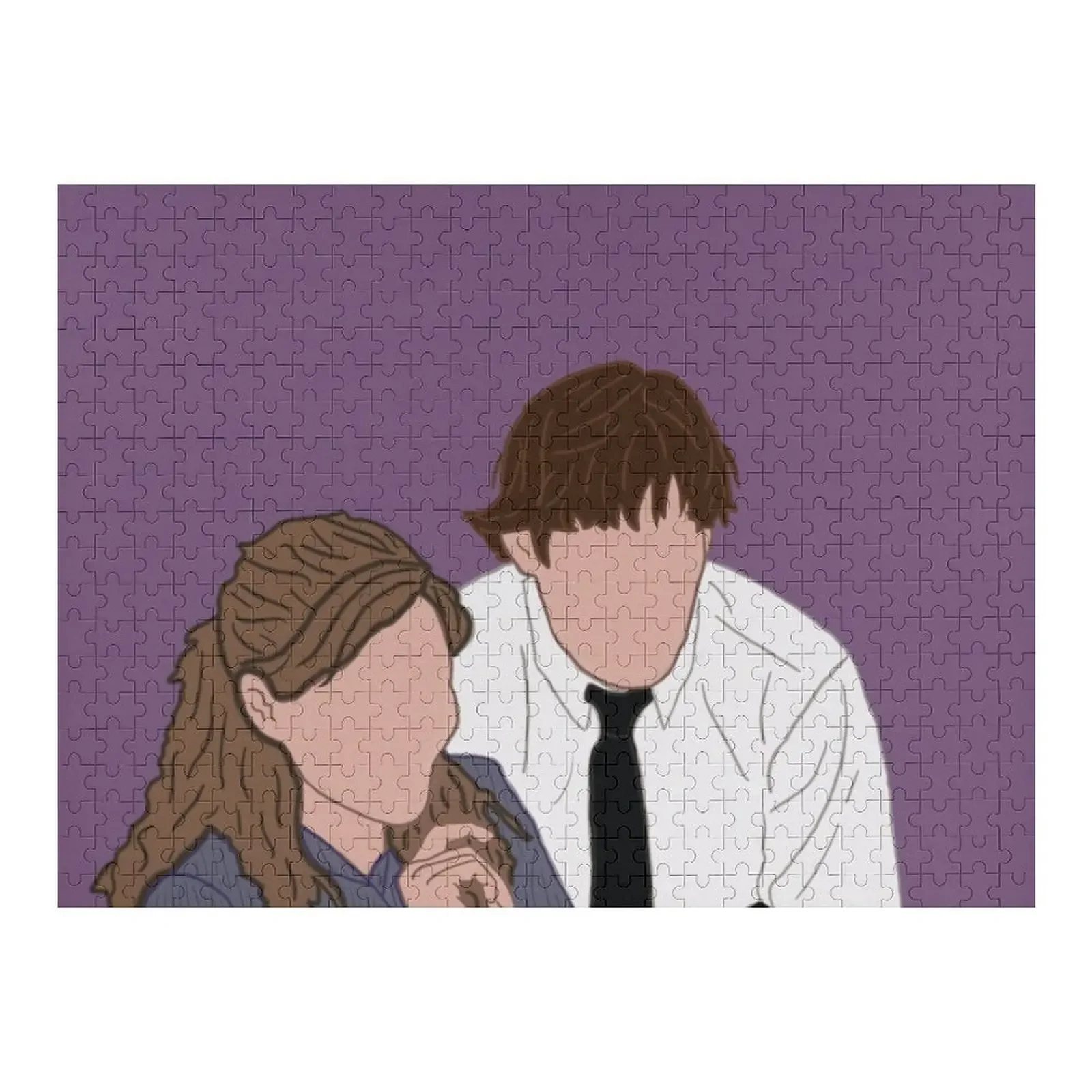 

Jim and Pam-фотопазл для офиса, персонализированные подарки, деревянные головоломки с животными