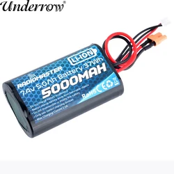 RadioMaster 5000mah 7.4V 2S 37wh Li-ion Battery High Capacity JST-XH and XT30 Plug for TX16S TX18S Remote Control Transmitter