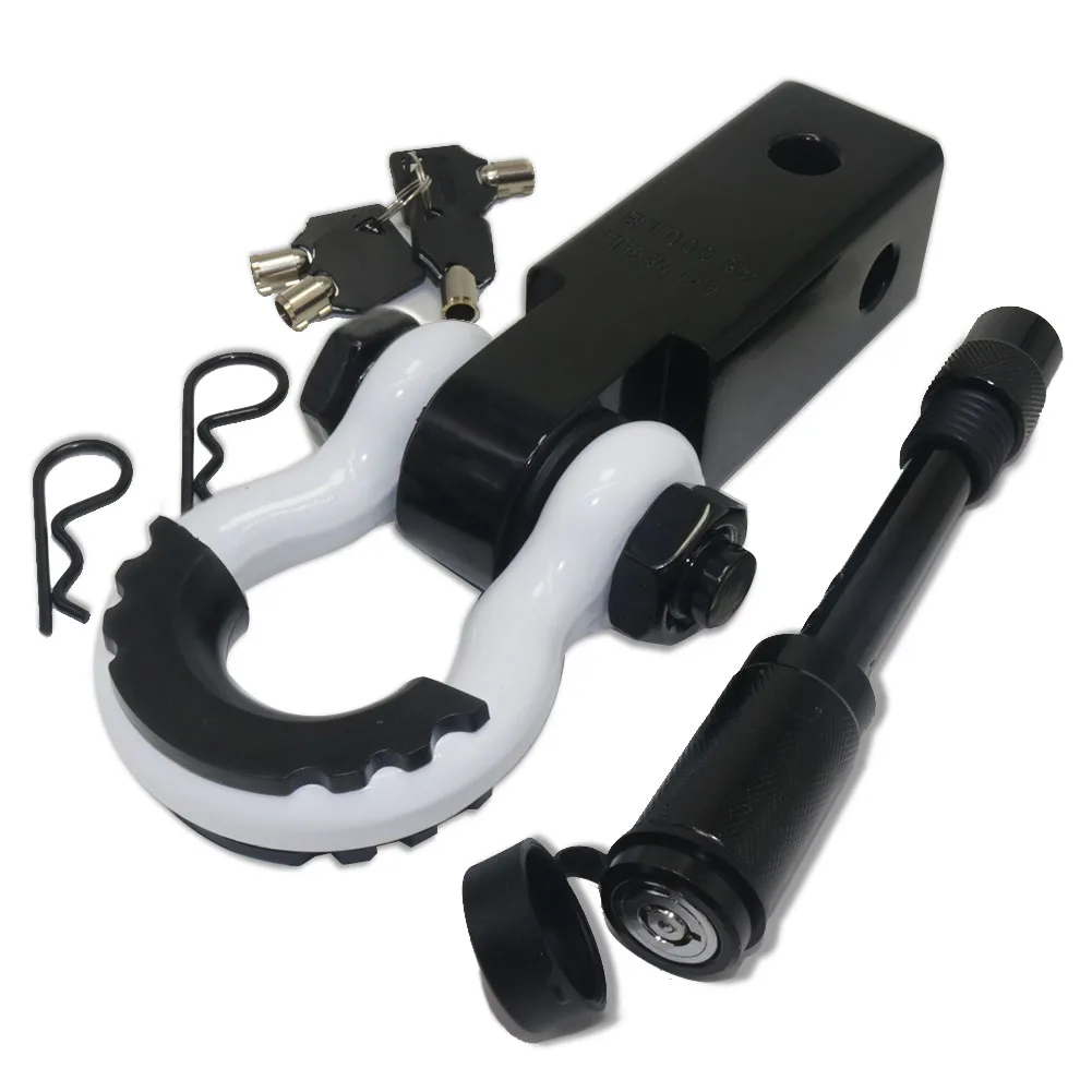 

4.5T Modified Off-road Vehicle Trailer Shackle Vehicle Rescue Kit Trailer Arm U-shaped Shackle Connector Vehicle Tools RV