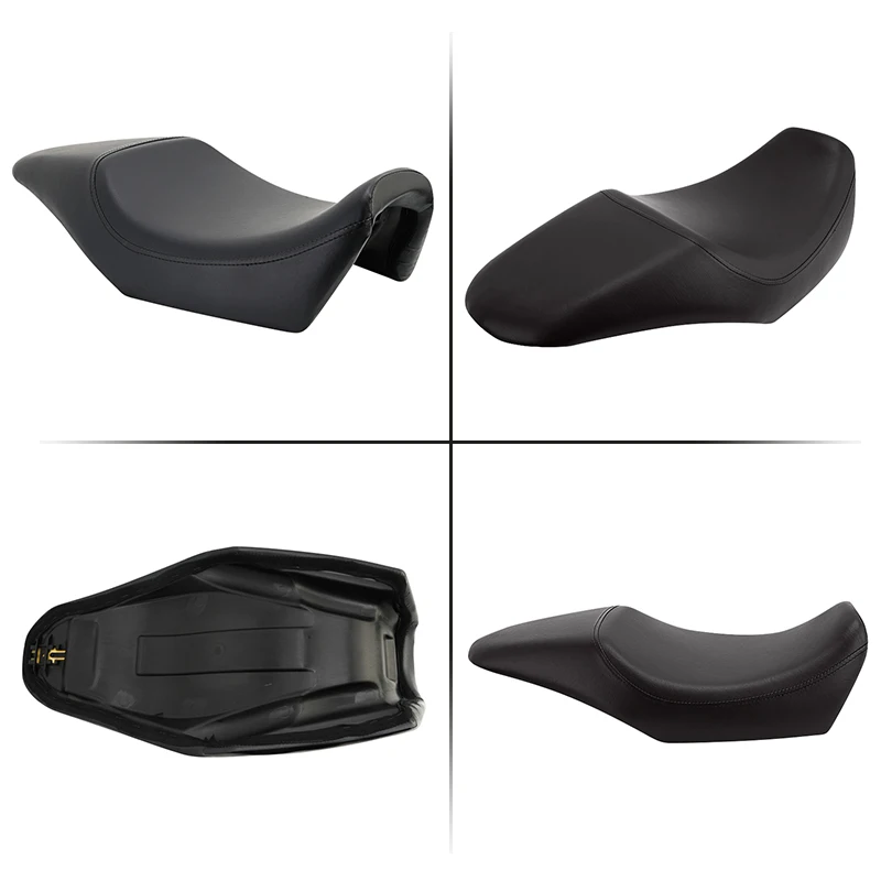 Motorcycle PU Leather Front Driver Rear Passenger Two Up Seat Cushion Fit For Harley Street XG500 XG750 2015-2026