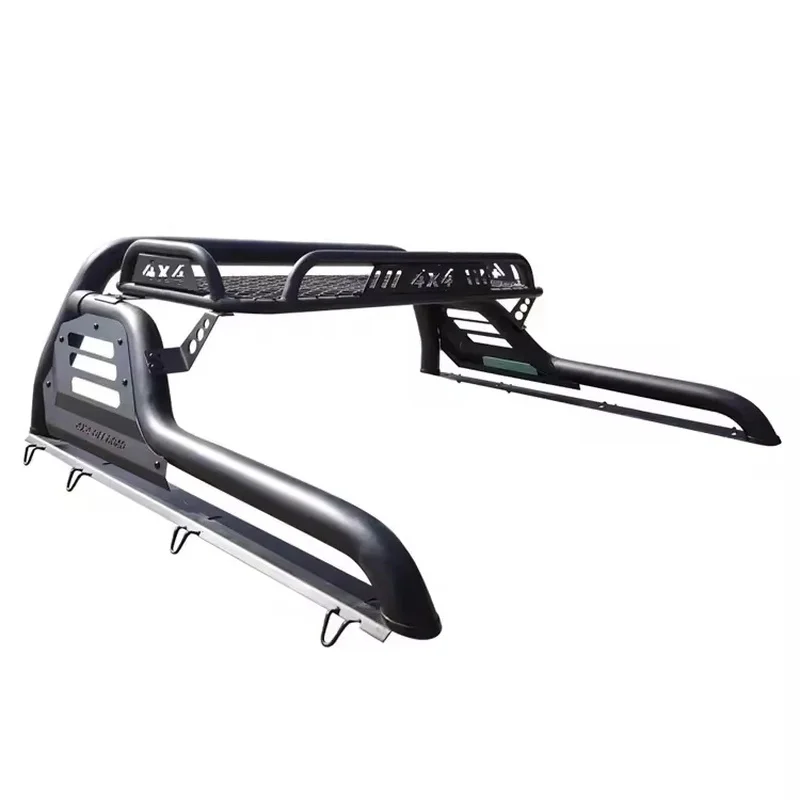 Car Accessories High Loading Capacity Pickup Roll Bar Beam Roof Rack Fit Pickup Cargo Tub