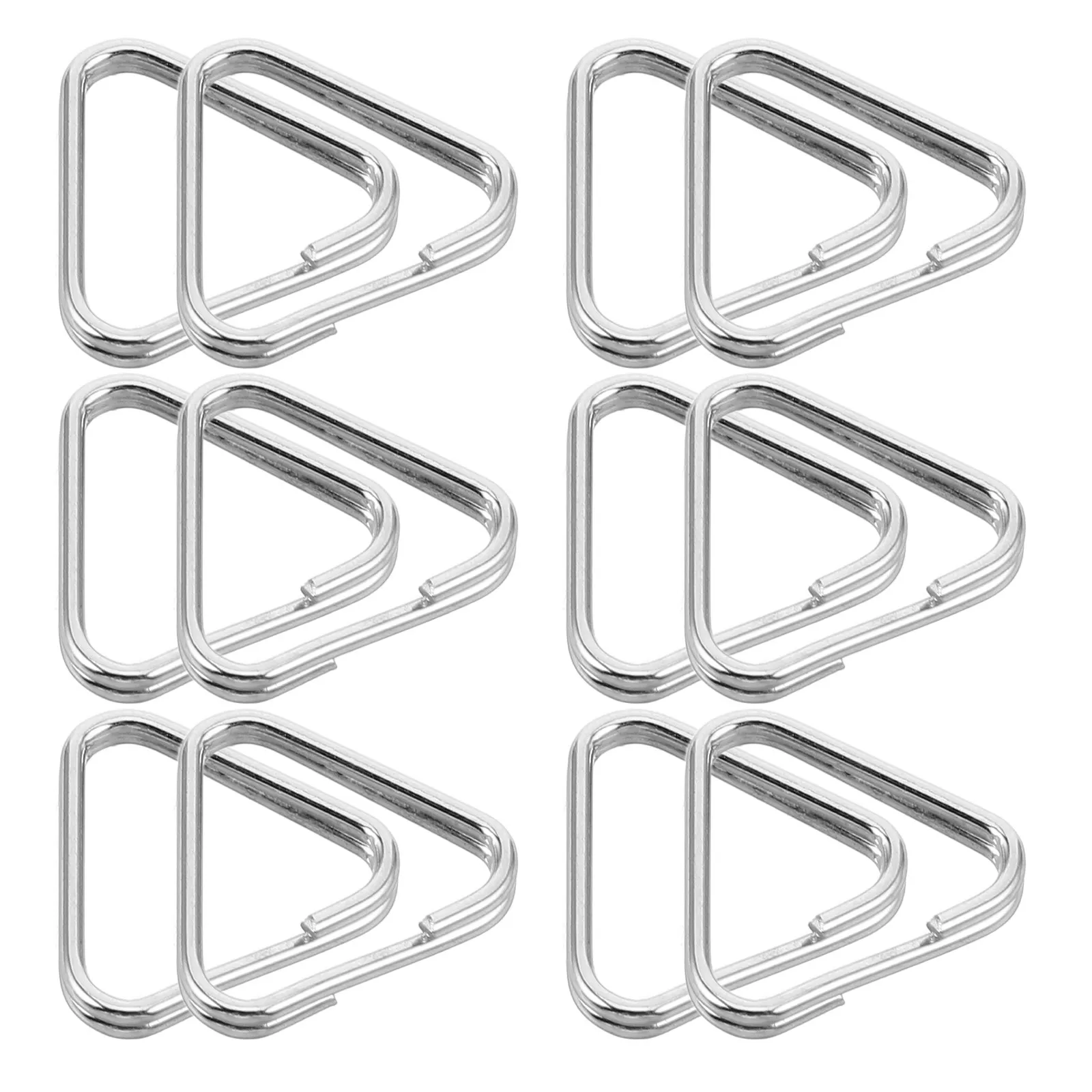 30Pcs Camera Strap Ring Adapter Triangle Quick Release Clasp Heavy Duty Anti Slip Secure Mounting Ring for Professional Camera
