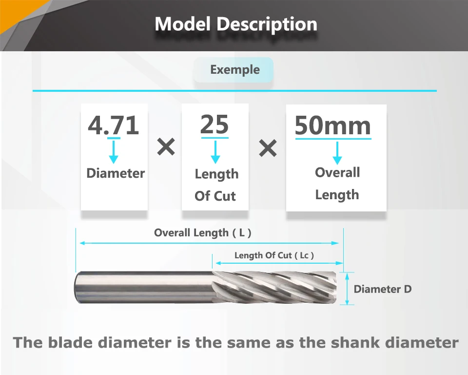YZH 4,71 mm ~ 5,99 mm Maschinenreibahle HRC50 HRC60 Toleranz + 0 + 0,005 Spiralnut gehärteter Stahl Metall CNC-Werkzeug Innenloch – Detail 6