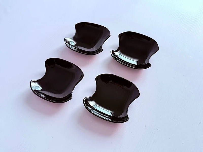 لتويوتا جراند هايلاندر 2024 2025 2026 ABS كروم مقبض الباب إكسسوارات خارجية لأبواب السيارات كوب تجويف تقليم إدراج الصيد صب مقبلات #4