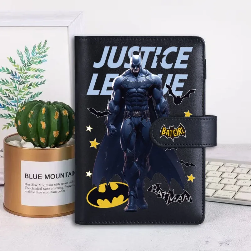 DC Cartoon Anime Merchandise Batman The Flash Notebook para homens, elegante, versátil, portátil, legal, caderno de estudante